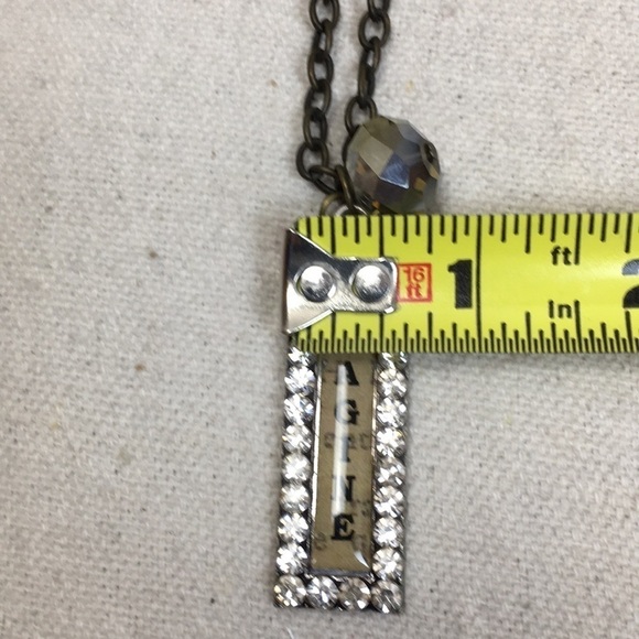 Monarch Inspirations “imagine” rhinestone necklace - Picture 7 of 9